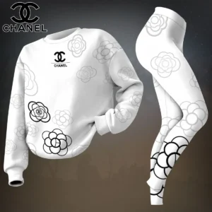Chanel | Premium Sweatshirt and Leggings Set 2025 TD34