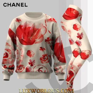 Chanel | Premium Sweatshirt and Leggings Set 2025 TD42