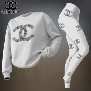 Chanel | Premium Sweatshirt and Leggings Set 2025 TD29