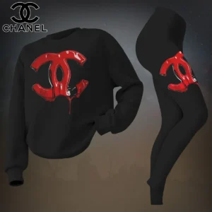 Chanel | Premium Sweatshirt and Leggings Set 2025 TD35
