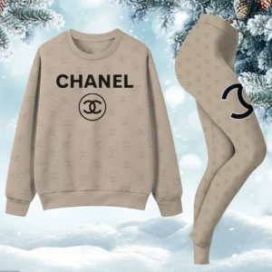 Chanel | Premium Sweatshirt and Leggings Set 2025 TD12