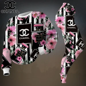 Chanel | Premium Sweatshirt and Leggings Set 2025 TD36